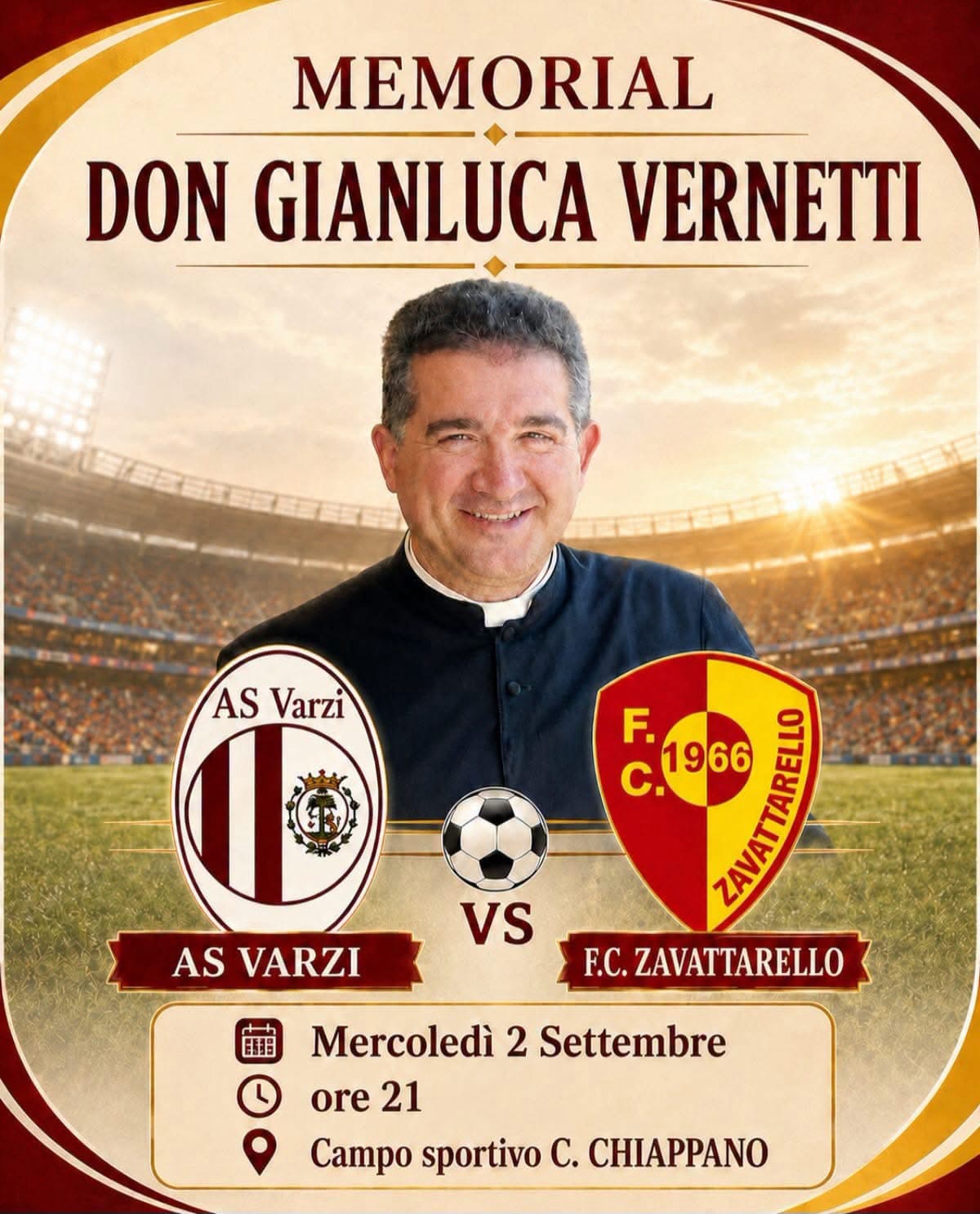 Il memorial per Don Vernetti