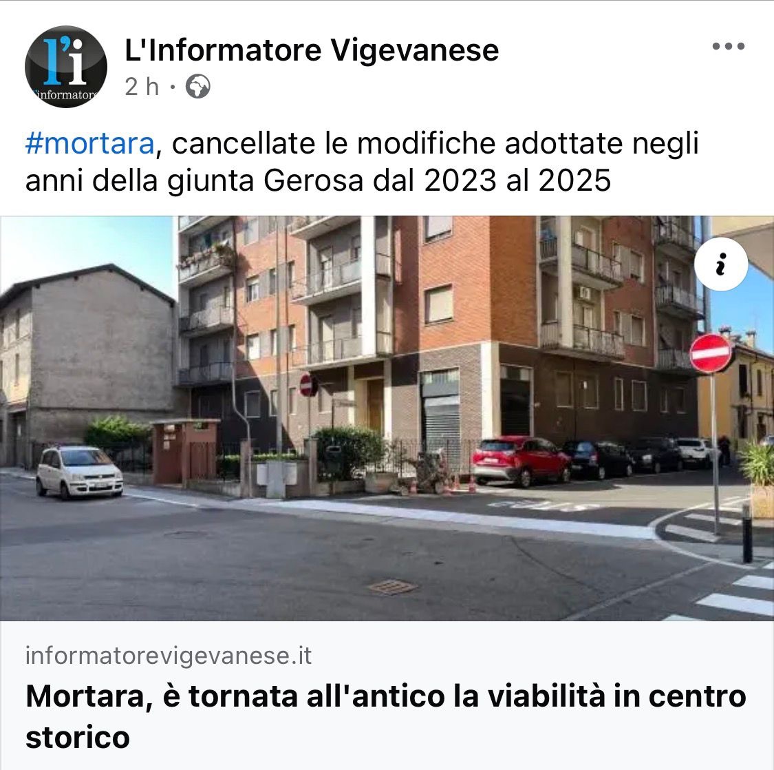 Mortara: Gardello mette mano di nascosto alla viabilità